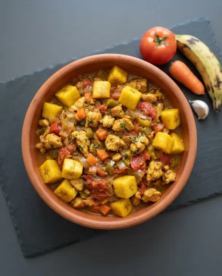 Poulet DG aux plantains