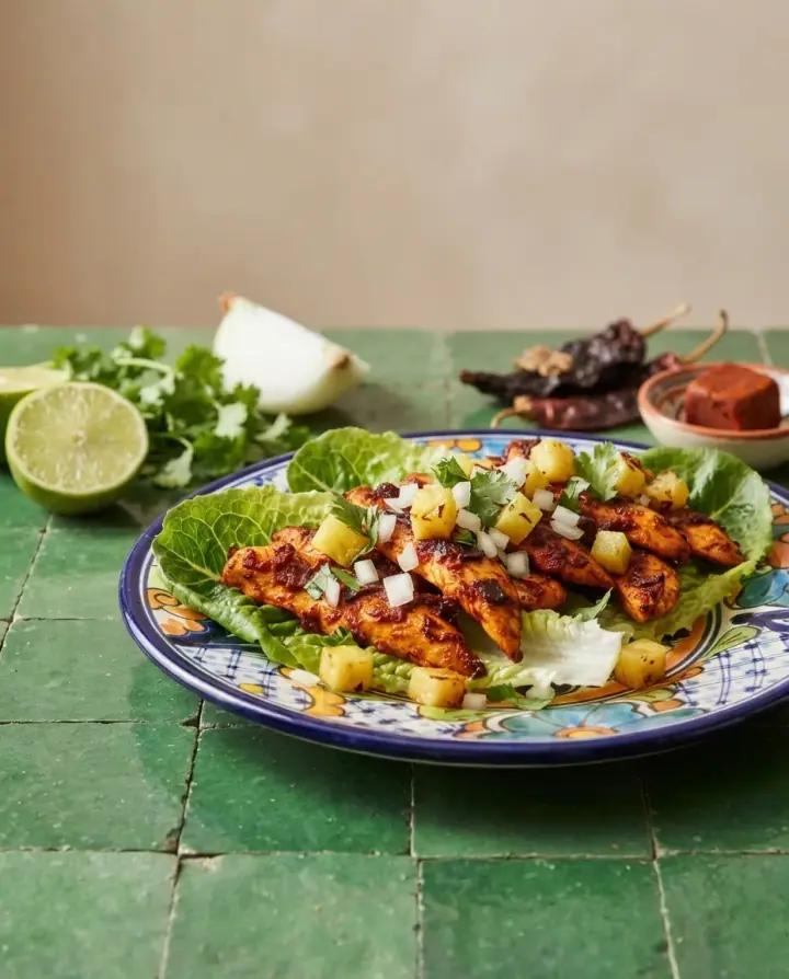 Tacos de Pollo al Pastor